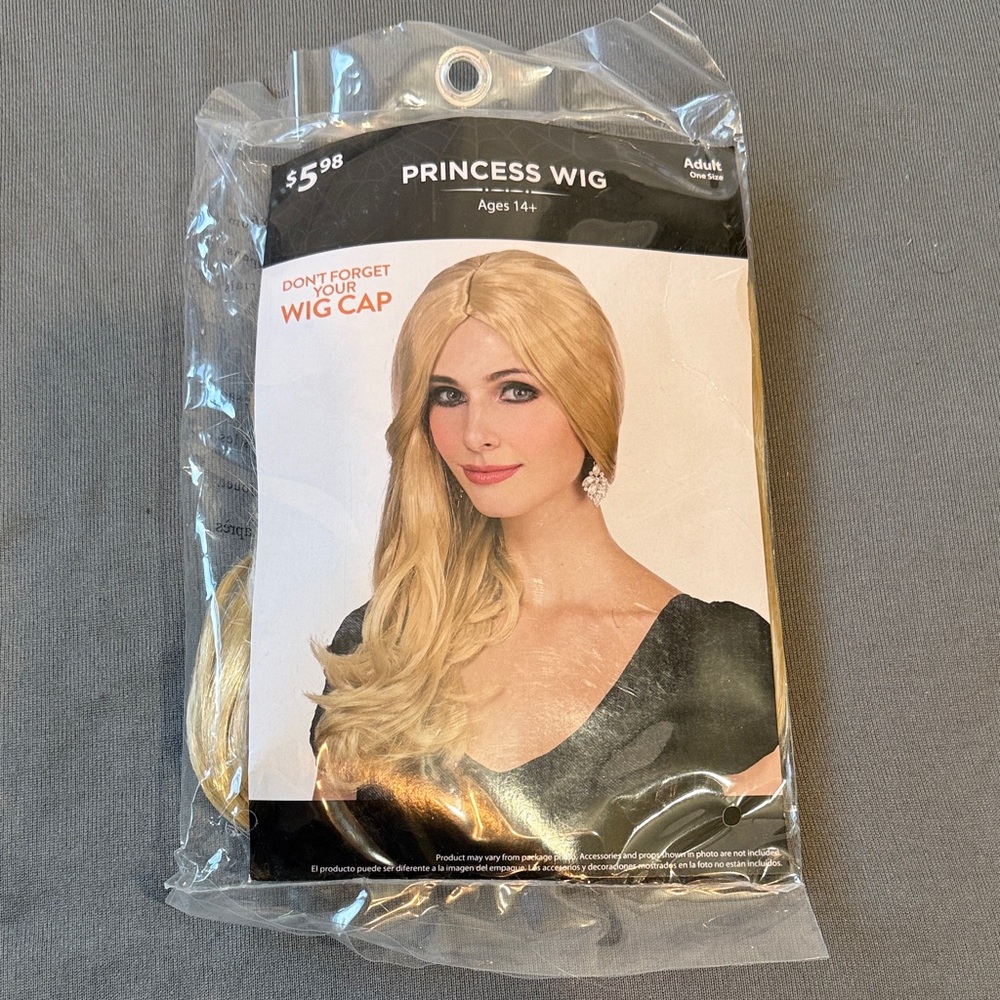 Elegant Blonde Princess Wig